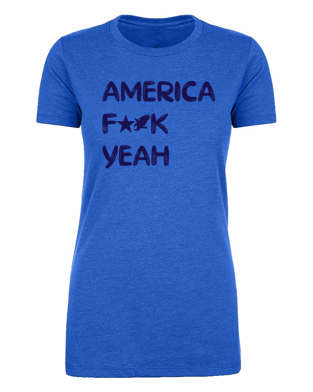 America F Yeah! Star & Eagle Womens 4th of July T Shirts - Mato & Hash