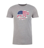 American Flag Bearica Unisex 4th of July T Shirts