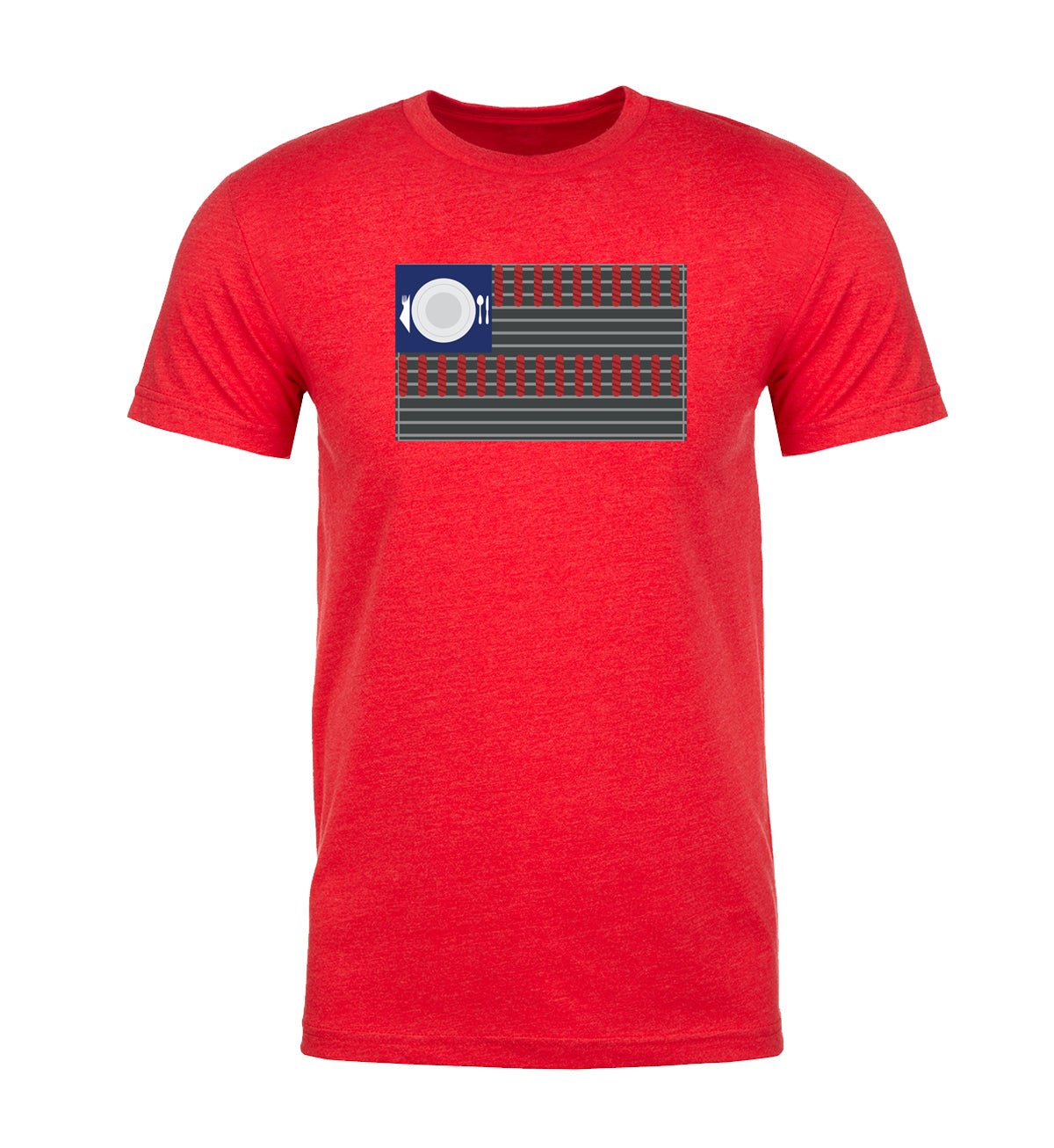 American Flag Grill Unisex 4th of July T Shirts - Mato & Hash