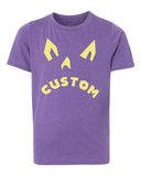 Angry Jack o Lantern Custom Kids Halloween T Shirts - Mato & Hash