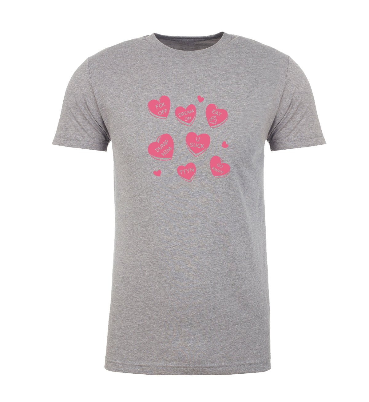 Anti Valentines Day Candy Hearts Unisex T Shirts - Mato & Hash