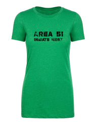 Area 51 Inmate Womens Alien T Shirts - Mato & Hash
