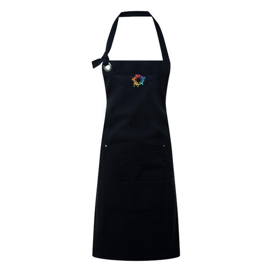 Artisan Collection by Reprime "Calibre" Heavy Cotton Canvas Pocket Apron Embroidery - Mato & Hash