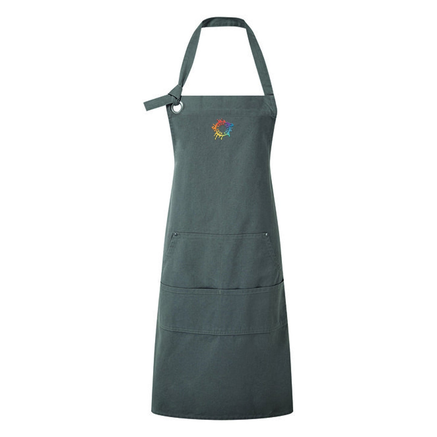 Artisan Collection by Reprime "Calibre" Heavy Cotton Canvas Pocket Apron Embroidery - Mato & Hash