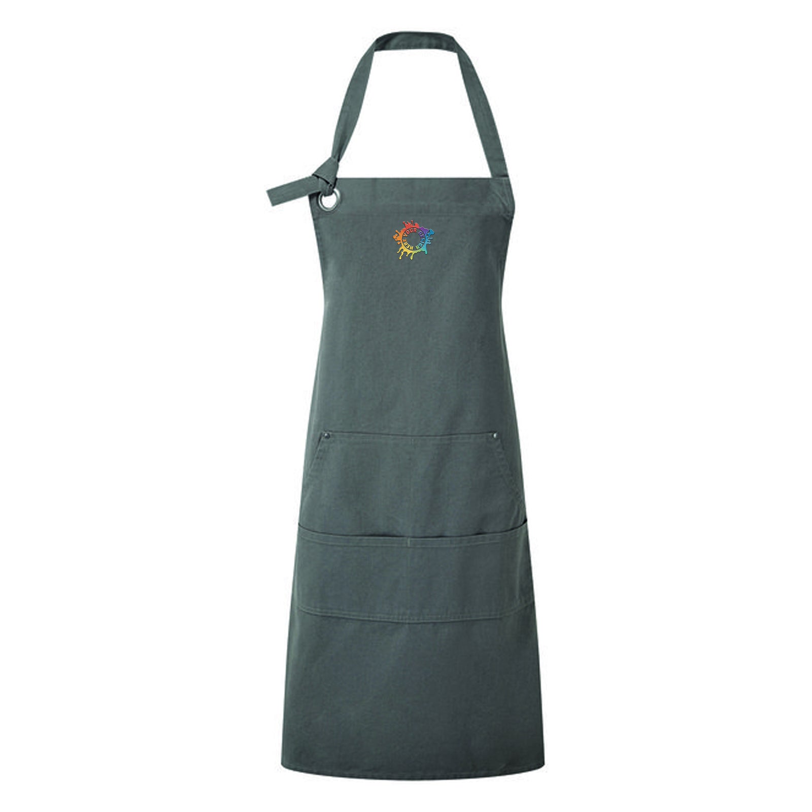 Artisan Collection by Reprime "Calibre" Heavy Cotton Canvas Pocket Apron Embroidery - Mato & Hash