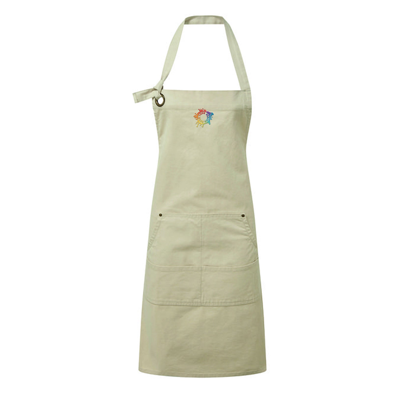 Artisan Collection by Reprime "Calibre" Heavy Cotton Canvas Pocket Apron Embroidery - Mato & Hash