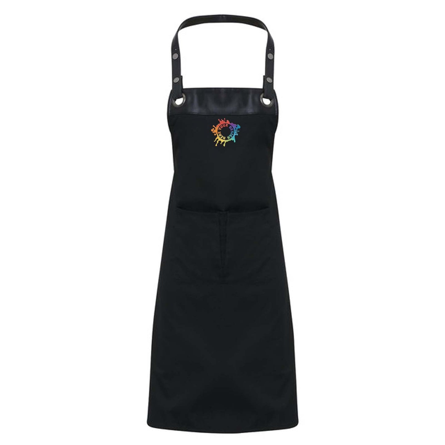 Artisan Collection by Reprime Espresso Bib Apron Embroidery - Mato & Hash