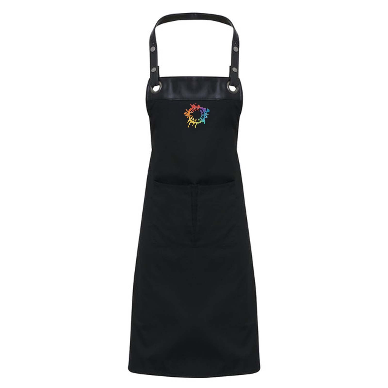 Artisan Collection by Reprime Espresso Bib Apron Embroidery - Mato & Hash