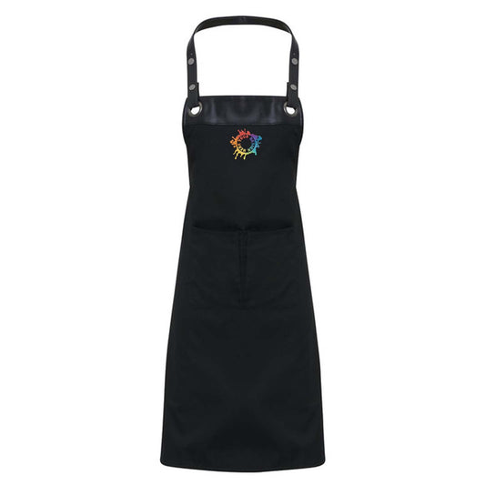 Artisan Collection by Reprime Espresso Bib Apron Embroidery - Mato & Hash