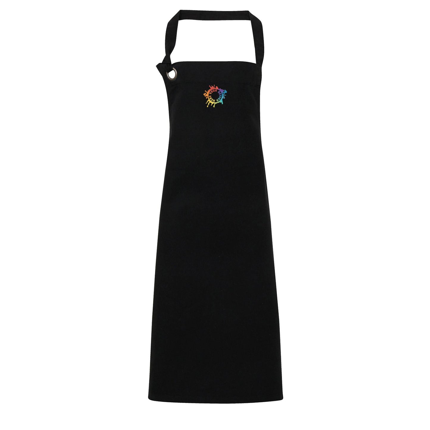 Artisan Collection by Reprime Unisex Calibre Heavy Cotton Canvas Bib Apron Embroidery - Mato & Hash