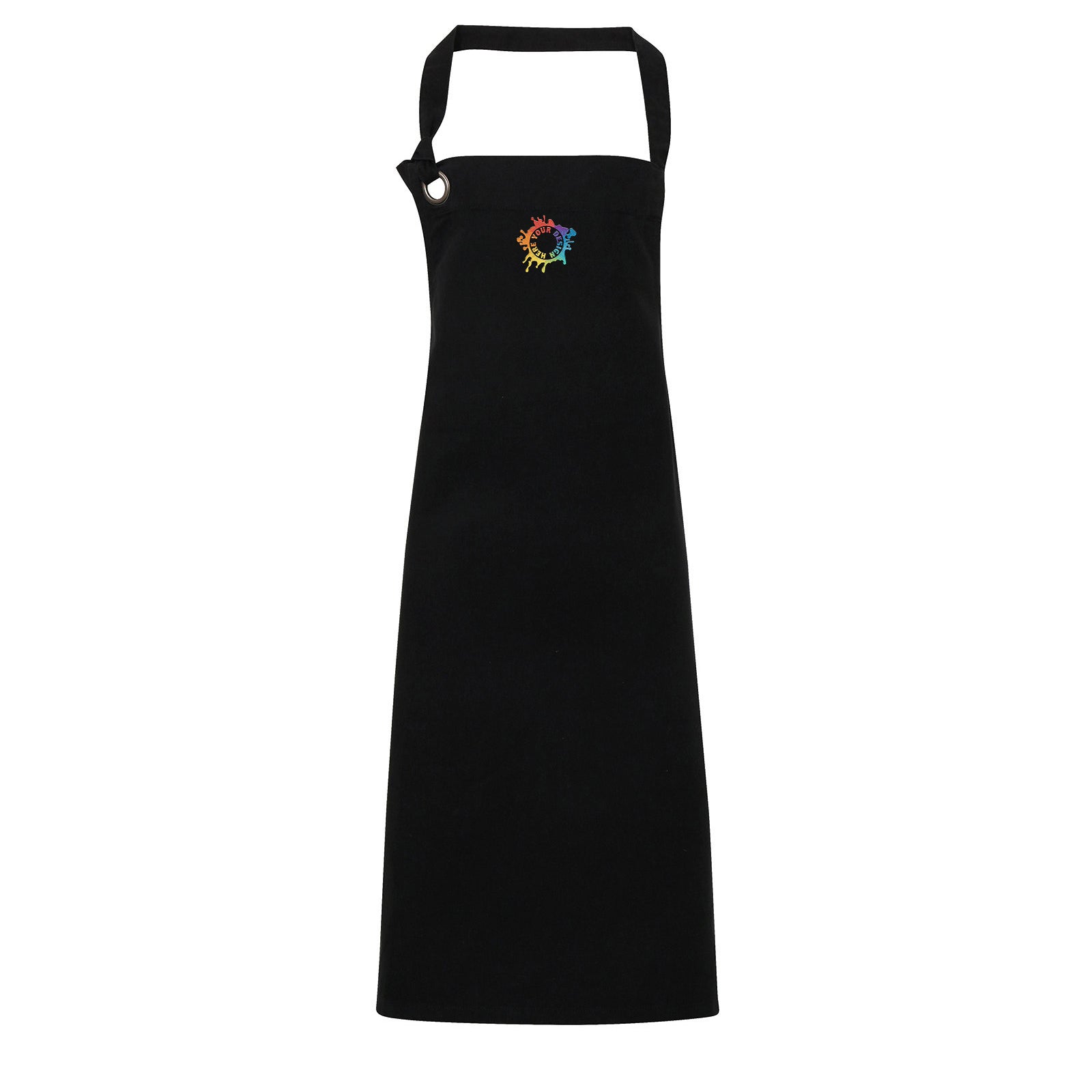 Artisan Collection by Reprime Unisex Calibre Heavy Cotton Canvas Bib Apron Embroidery - Mato & Hash