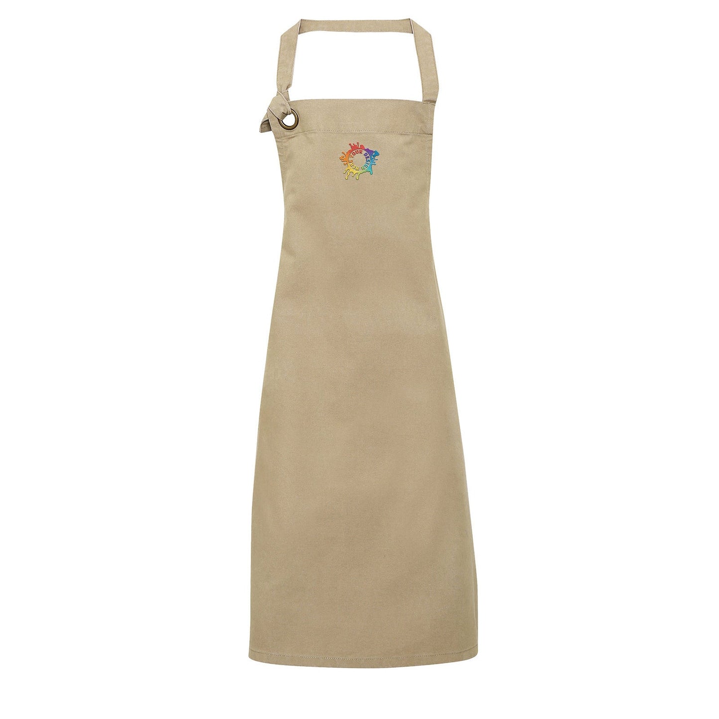 Artisan Collection by Reprime Unisex Calibre Heavy Cotton Canvas Bib Apron Embroidery - Mato & Hash