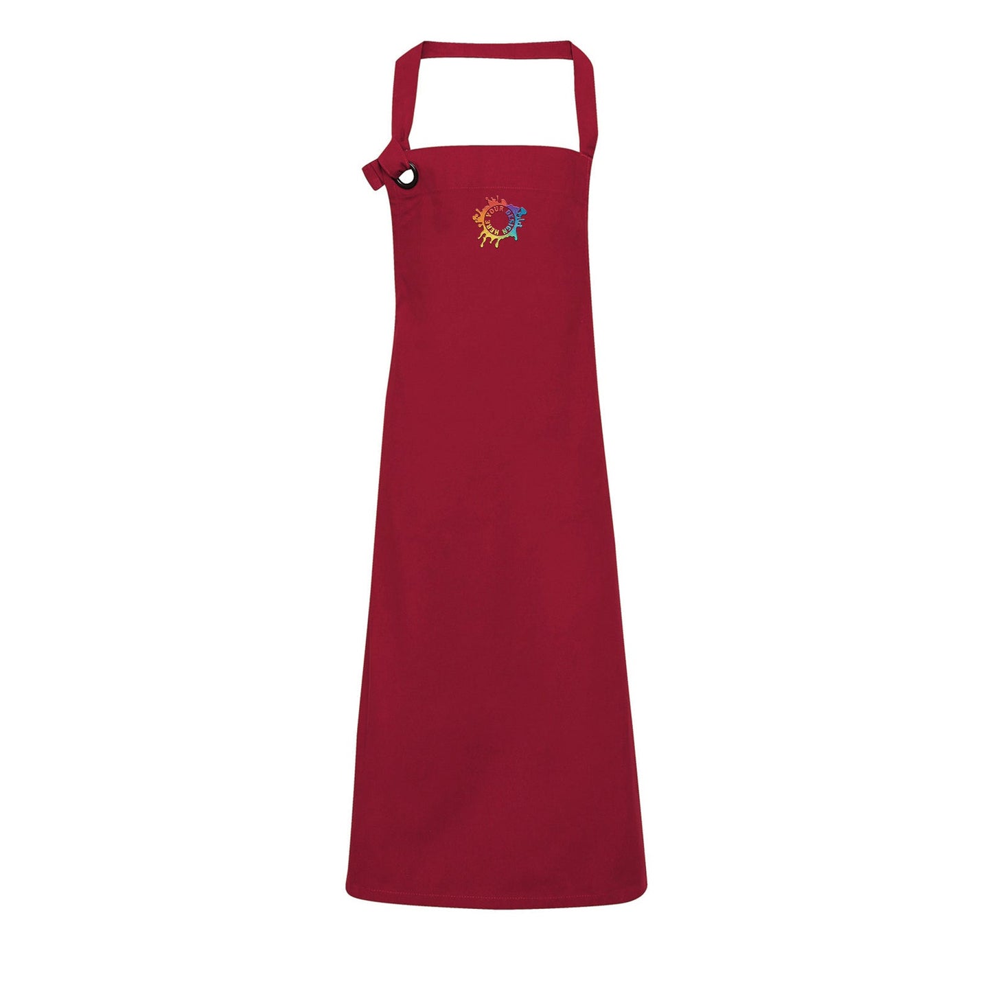 Artisan Collection by Reprime Unisex Calibre Heavy Cotton Canvas Bib Apron Embroidery - Mato & Hash