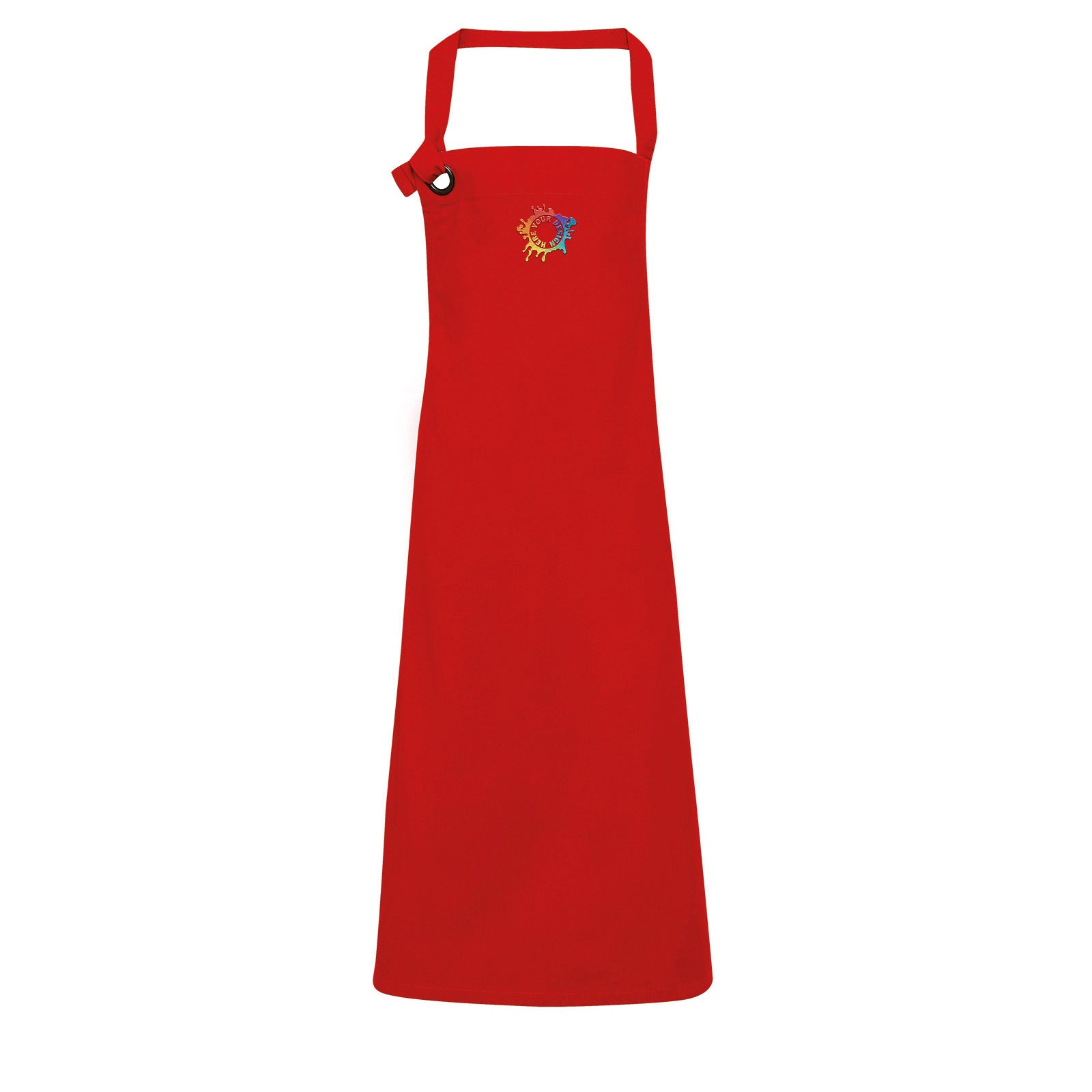 Artisan Collection by Reprime Unisex Calibre Heavy Cotton Canvas Bib Apron Embroidery - Mato & Hash