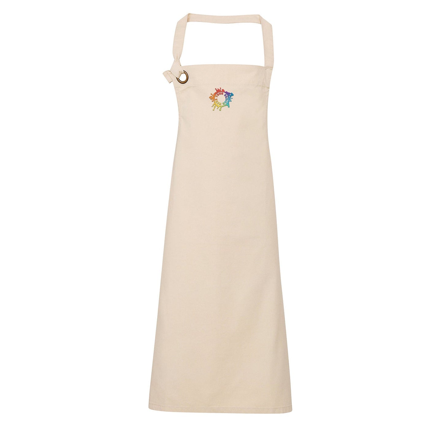 Artisan Collection by Reprime Unisex Calibre Heavy Cotton Canvas Bib Apron Embroidery - Mato & Hash