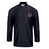 Artisan Collection by Reprime Unisex Denim Chef's Coat Embroidery