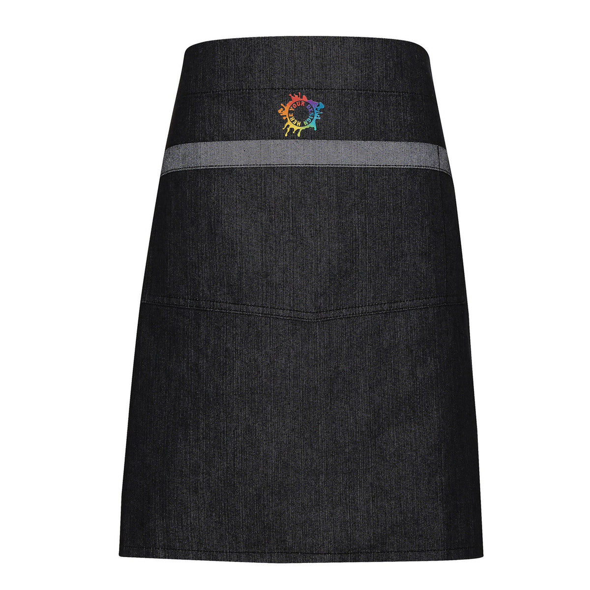 Artisan Collection by Reprime Unisex Domain Contrast Denim Waist Apron Embroidery - Mato & Hash