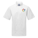 Artisan Collection by Reprime Unisex Studded Front Short-Sleeve Chef's Coat - Mato & Hash