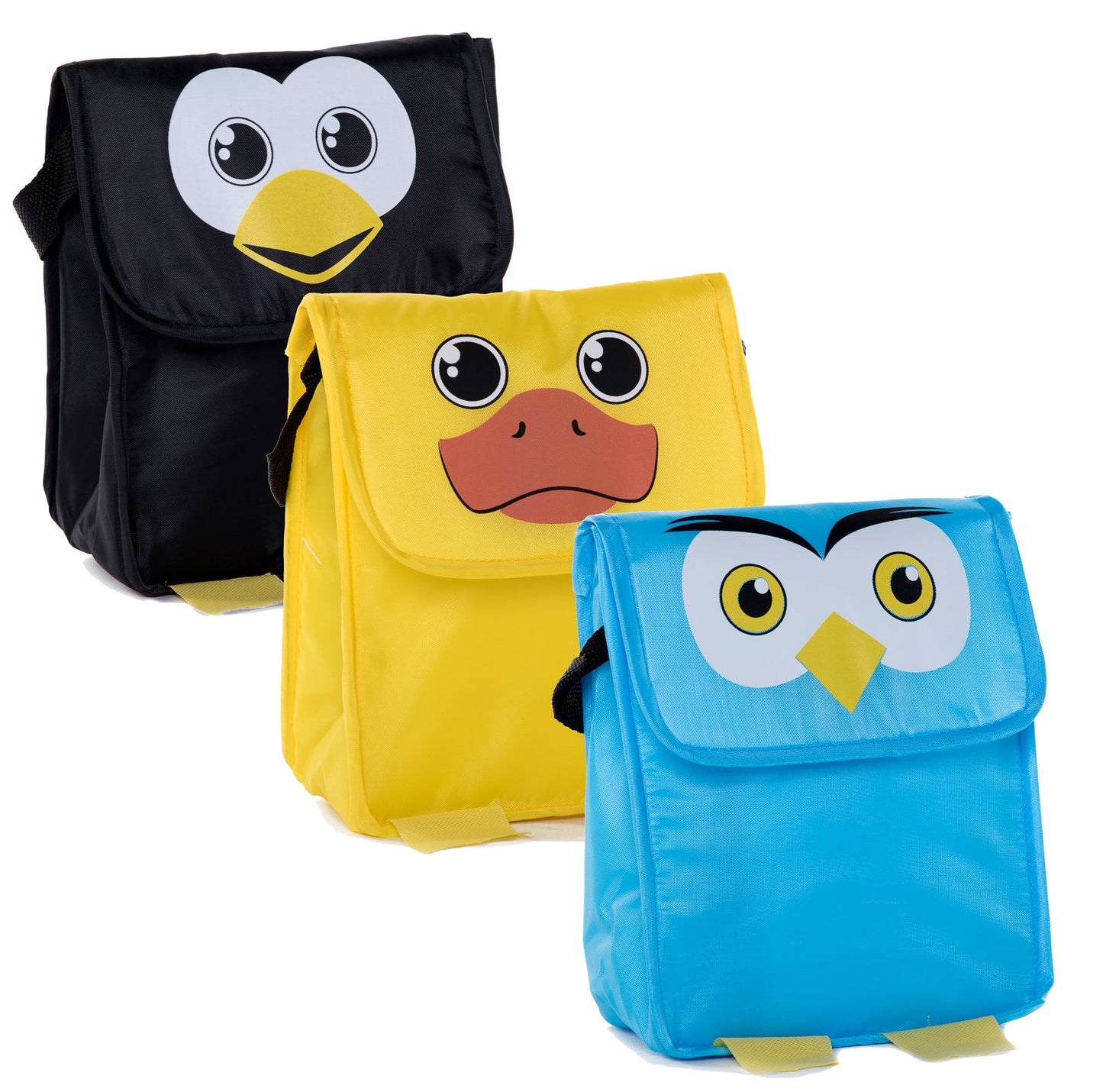 Assorted Animals - Kids Lightweight/Insulated Lunch Bag w/ Strap - Mato & Hash