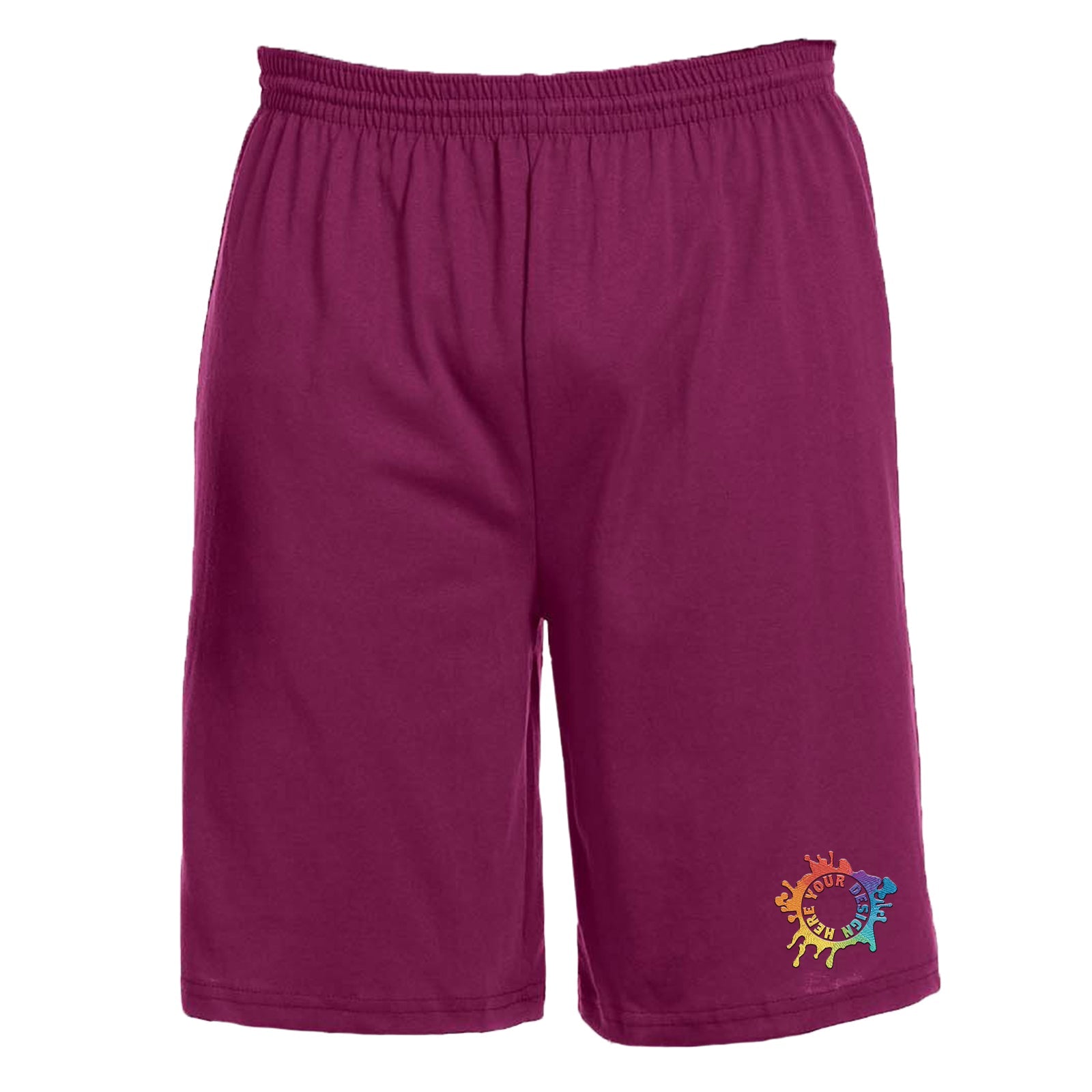 Augusta Sportswear Longer Length Jersey Shorts Embroidery