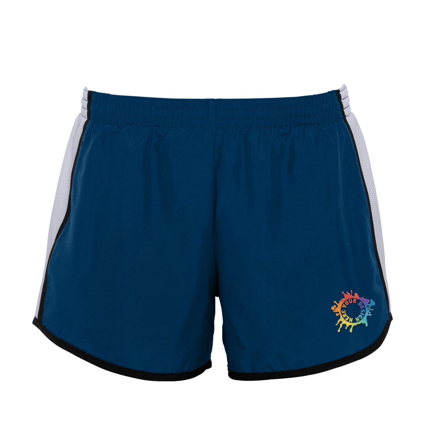 Augusta Sportswear Women's Pulse Team Running Shorts Embroidery - Mato & Hash
