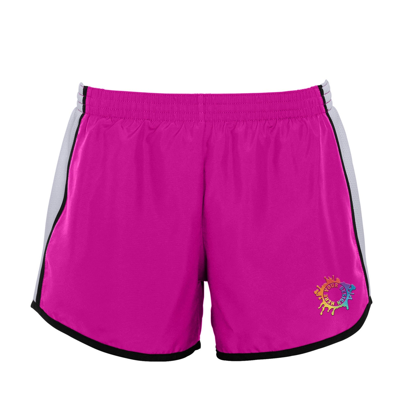 Augusta Sportswear Women's Pulse Team Running Shorts Embroidery - Mato & Hash