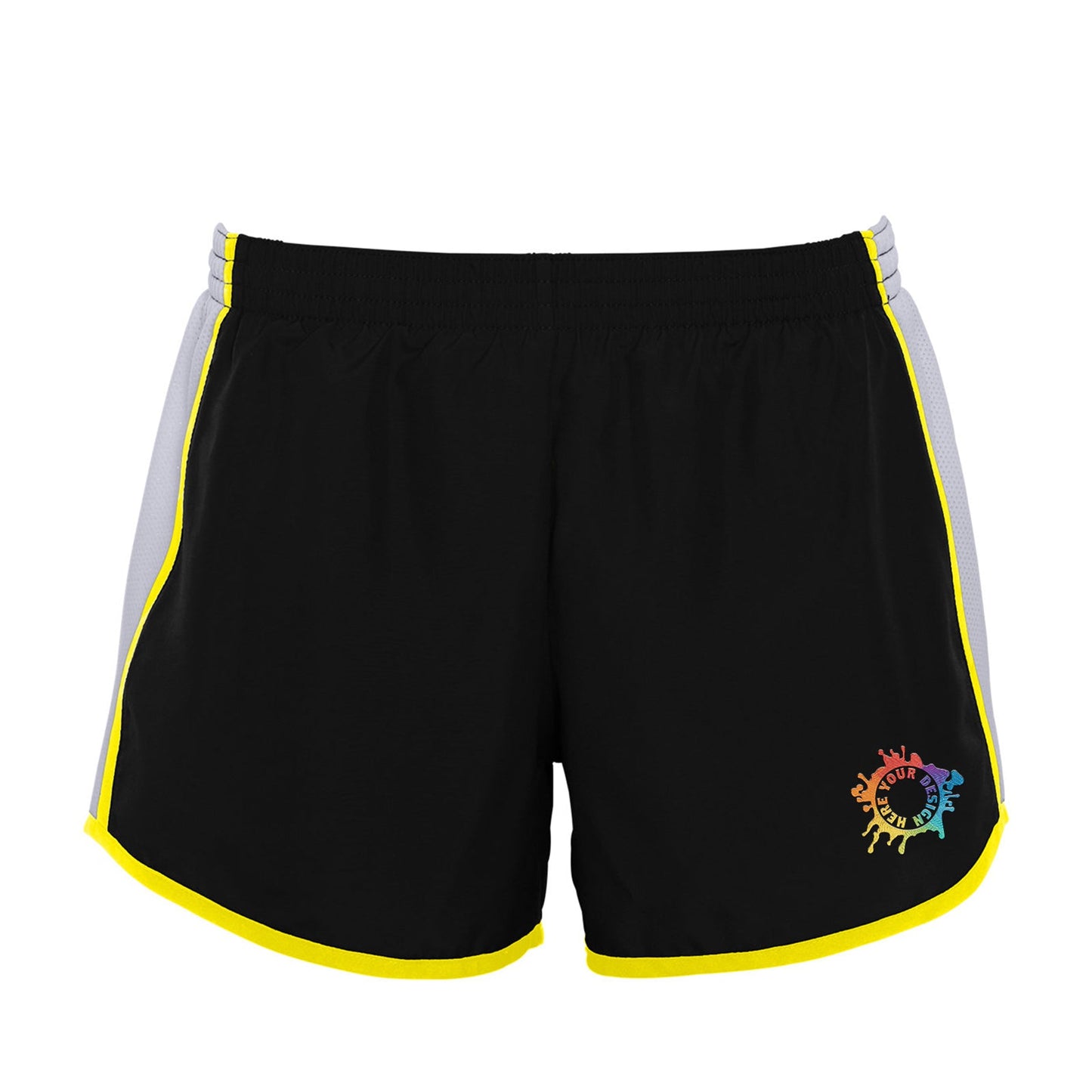 Augusta Sportswear Women's Pulse Team Running Shorts Embroidery - Mato & Hash