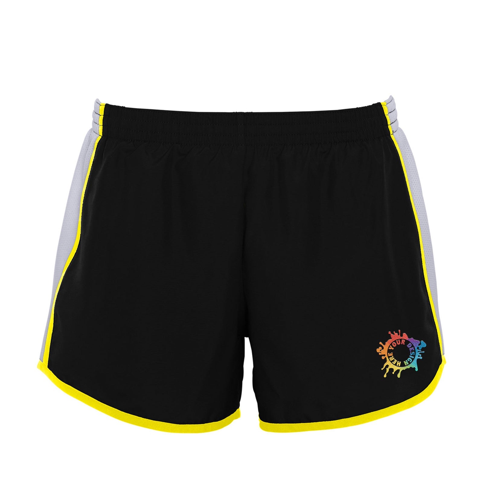 Augusta Sportswear Women's Pulse Team Running Shorts Embroidery - Mato & Hash