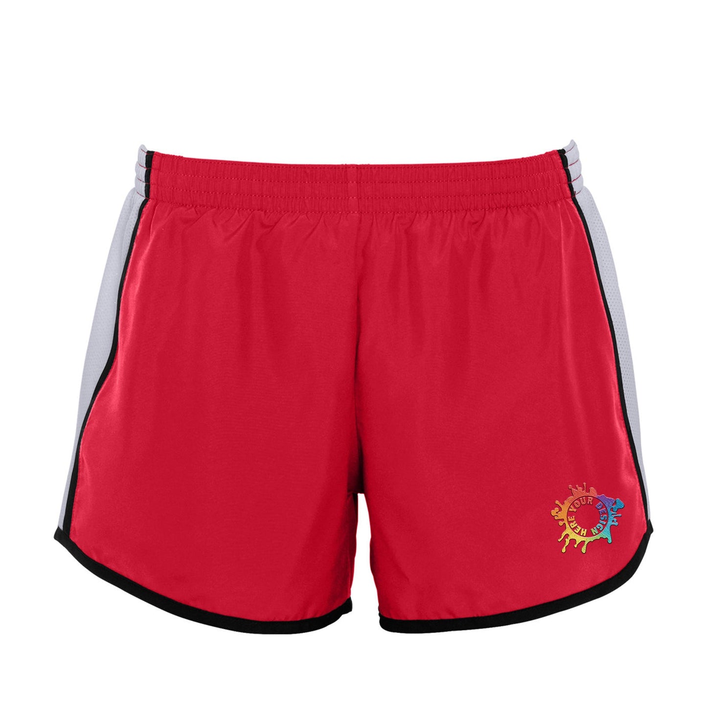 Augusta Sportswear Women's Pulse Team Running Shorts Embroidery - Mato & Hash