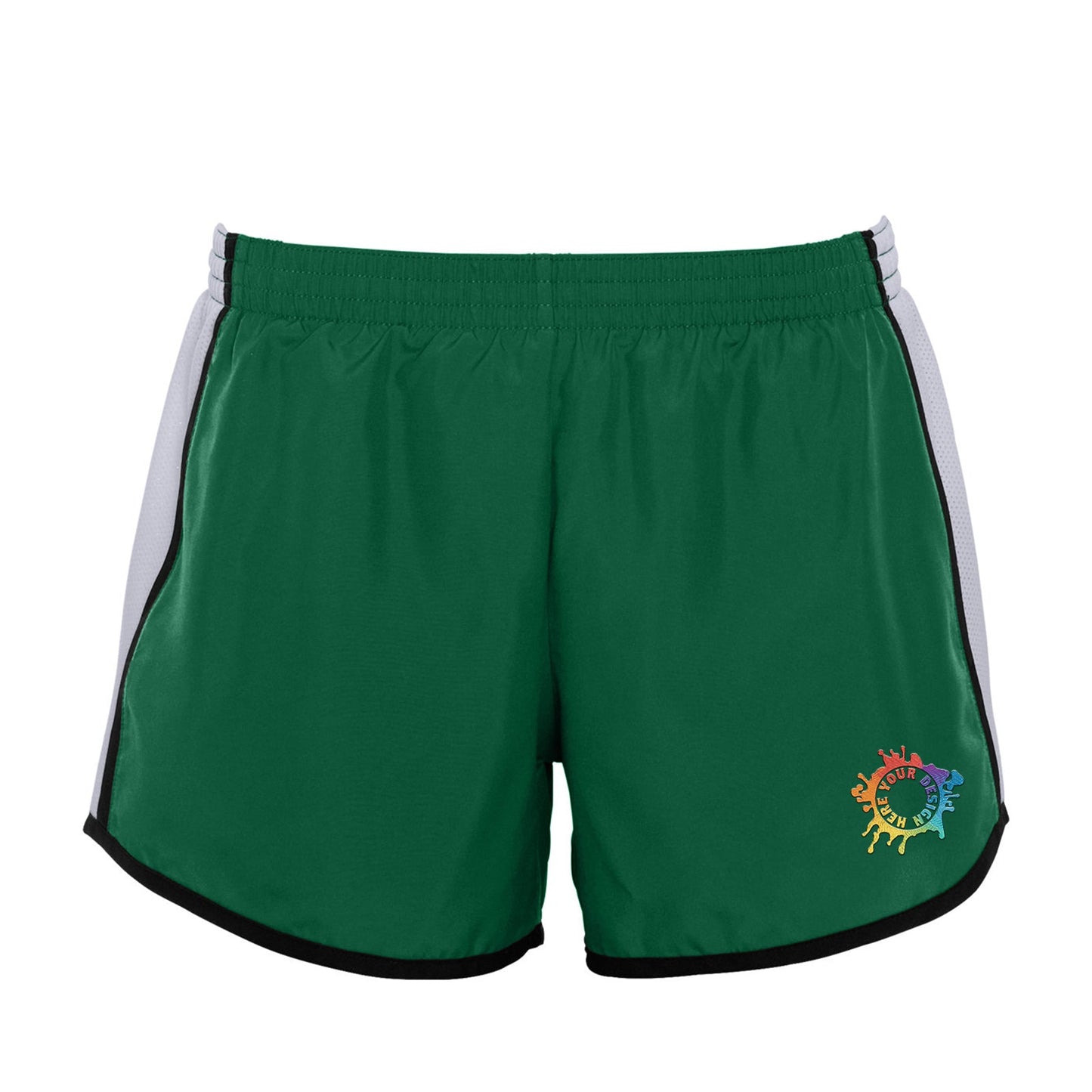 Augusta Sportswear Women's Pulse Team Running Shorts Embroidery - Mato & Hash