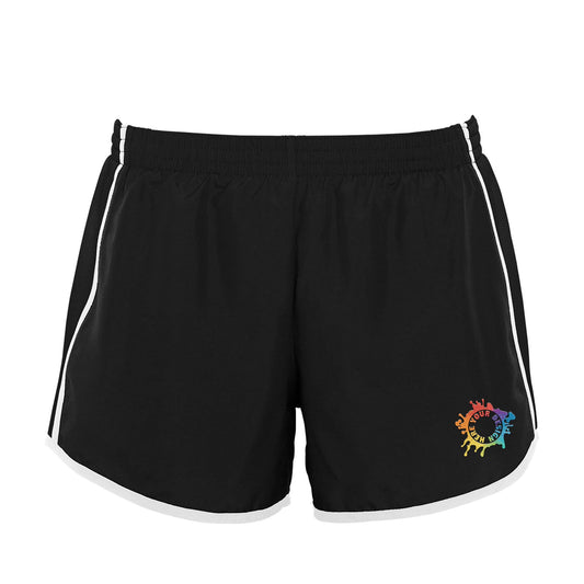 Augusta Sportswear Women's Pulse Team Running Shorts Embroidery - Mato & Hash