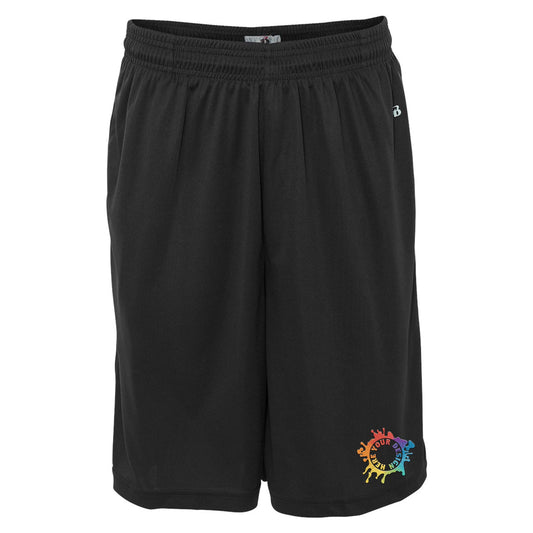Badger B-Core 10" Shorts Embroidery - Mato & Hash