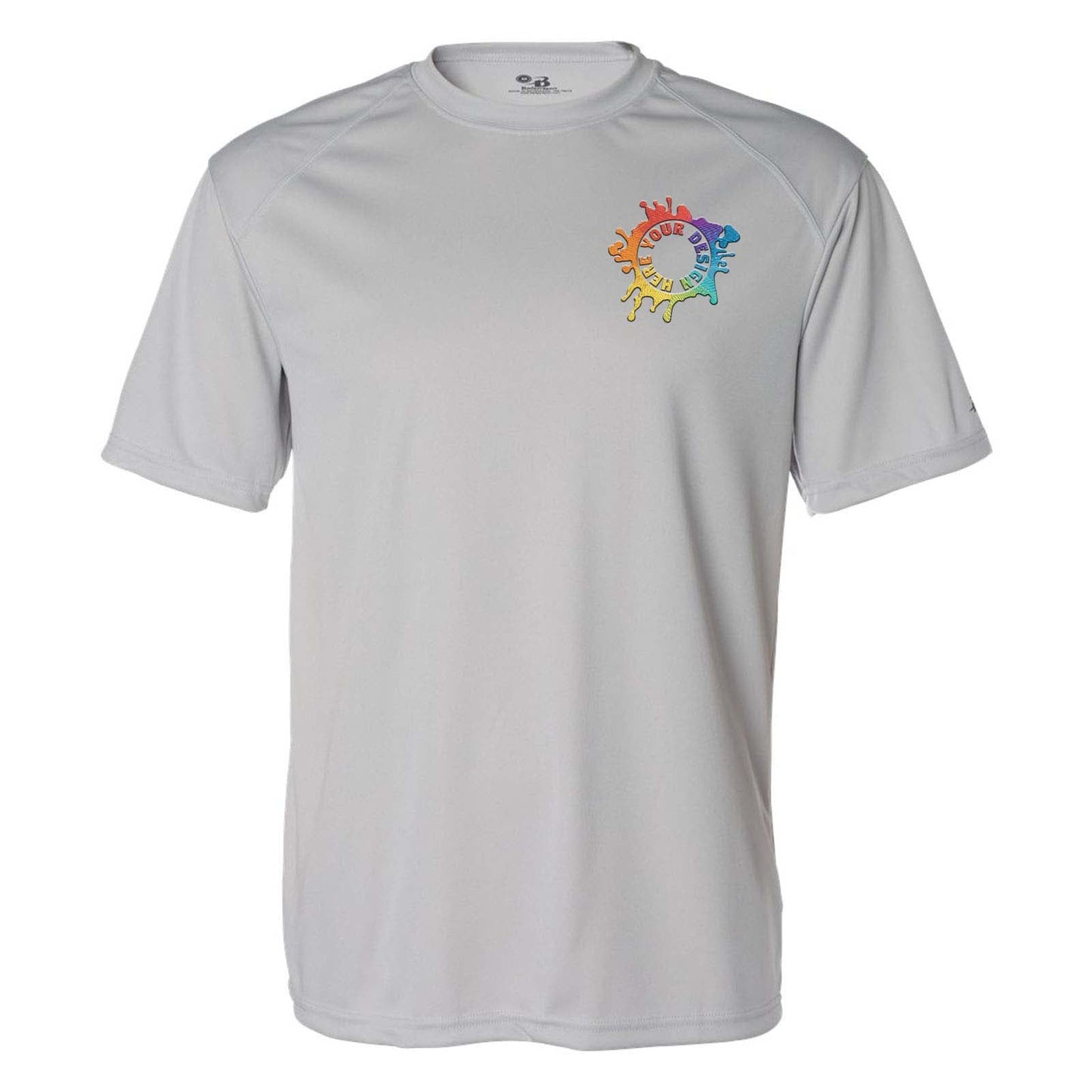 Badger B-Core Men's Performance Polyester T-Shirt Embroidery - Mato & Hash