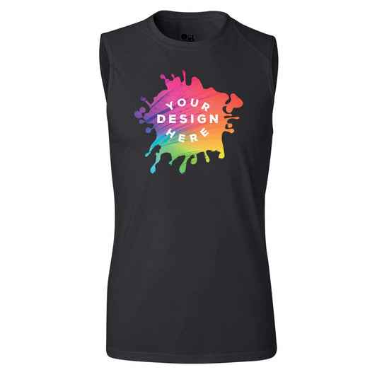 Badger Men's B-Core Sleeveless T-Shirt - Mato & Hash