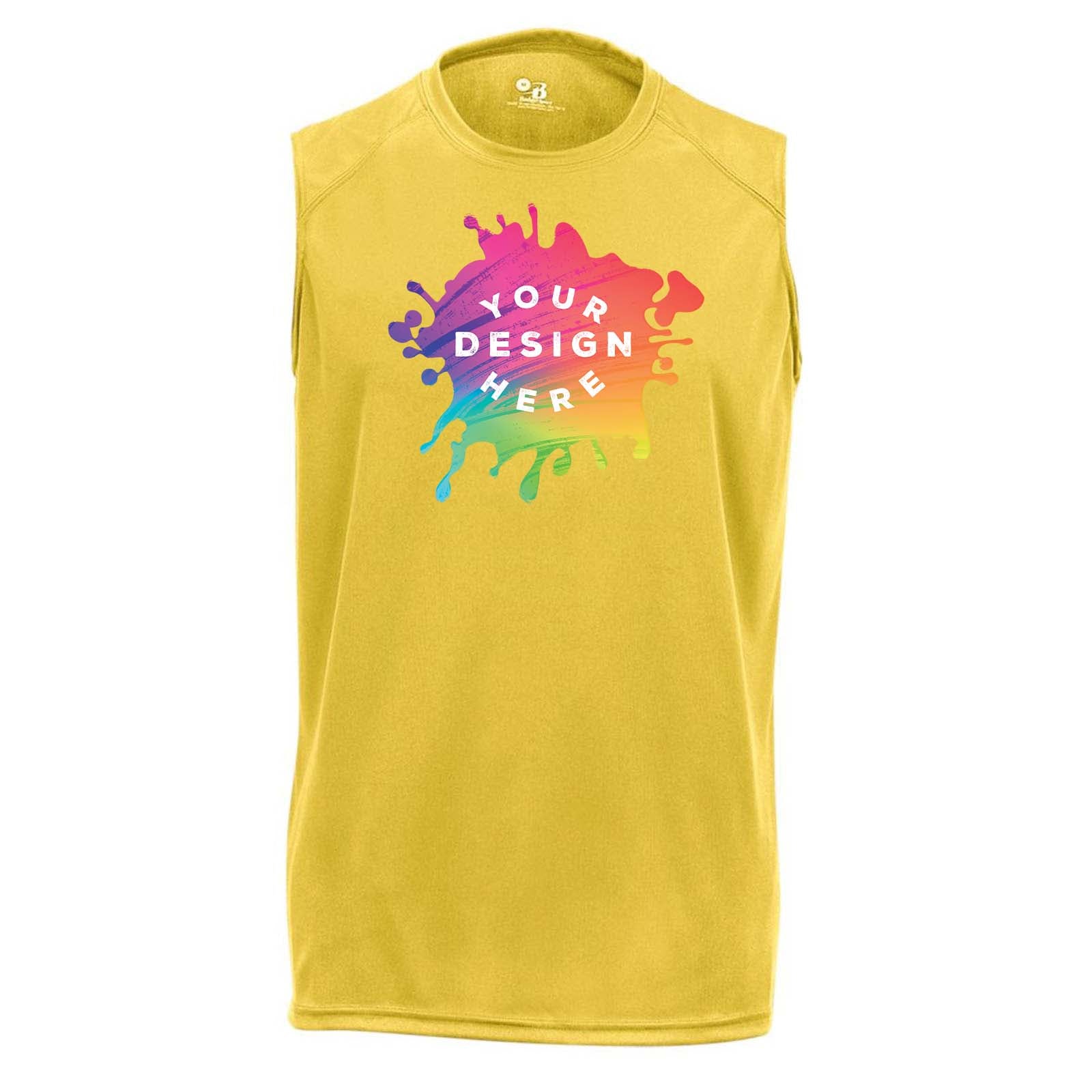 Badger Men's B-Core Sleeveless T-Shirt - Mato & Hash