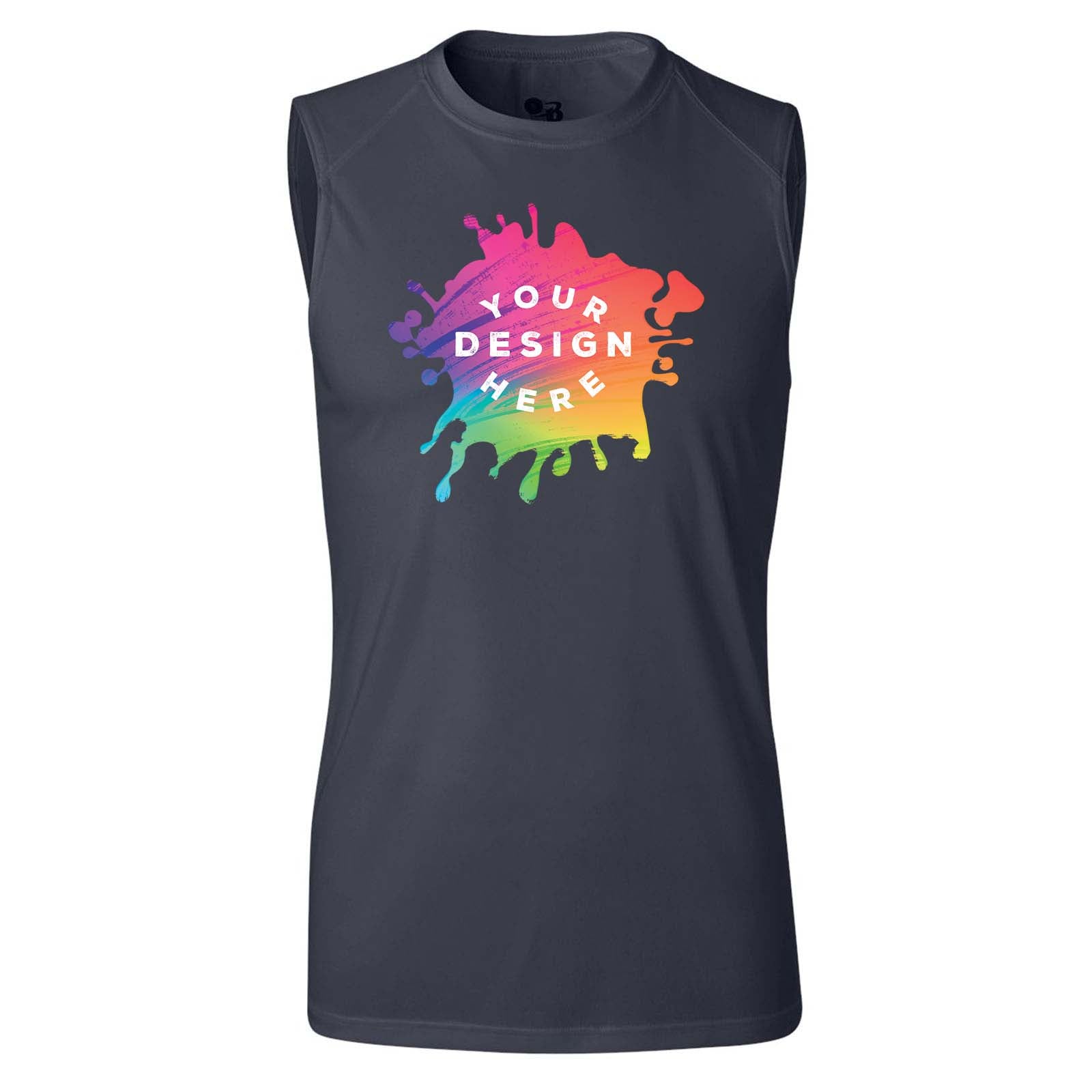 Badger Men's B-Core Sleeveless T-Shirt - Mato & Hash