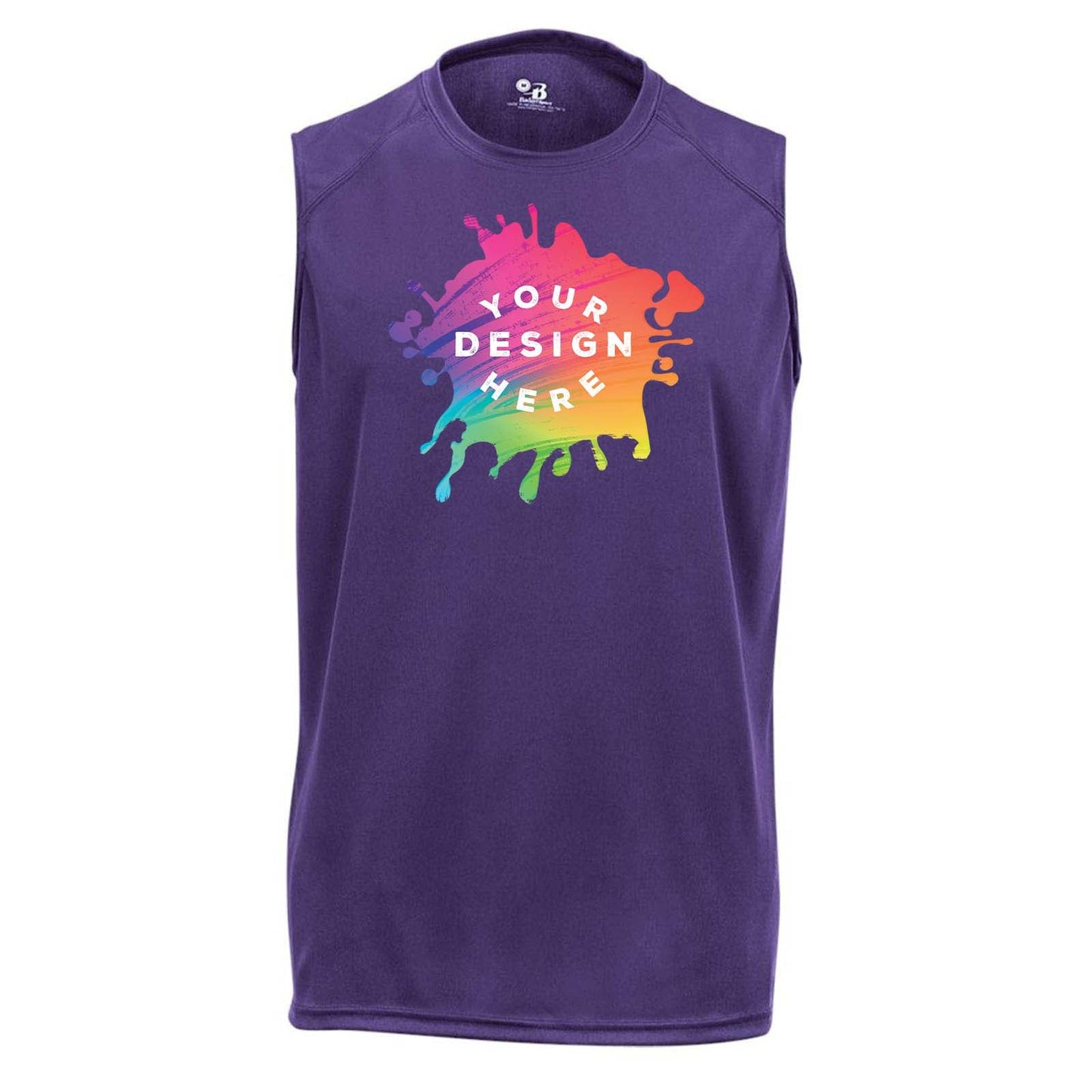 Badger Men's B-Core Sleeveless T-Shirt - Mato & Hash