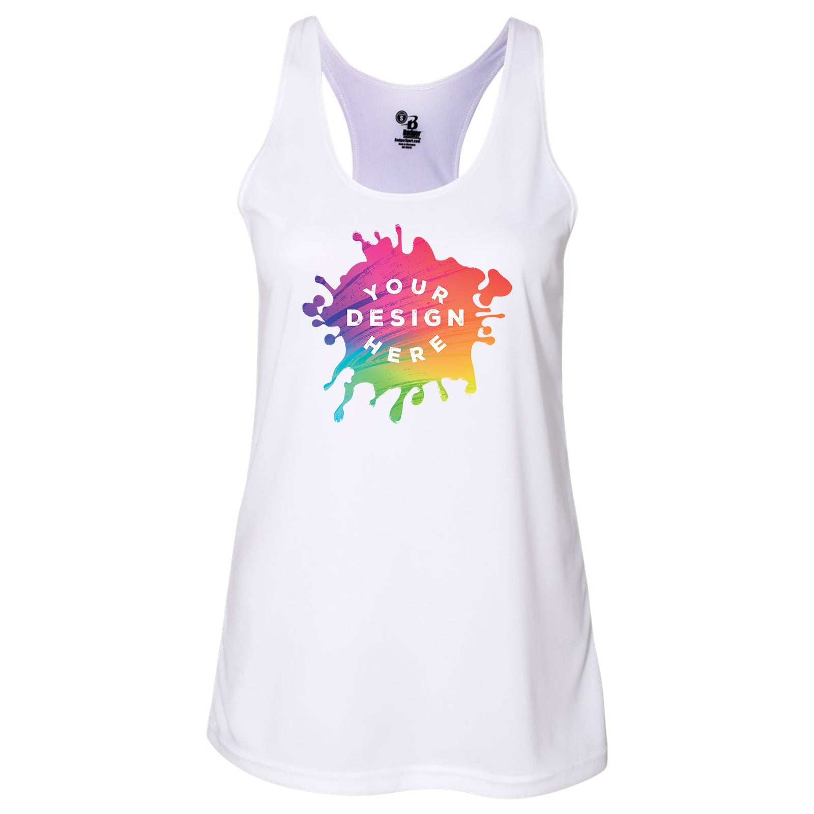Badger Women's B-Core Racerback Tank Top - Mato & Hash