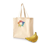BAGedge 6 oz. Canvas Grocery Tote Embroidery - Mato & Hash