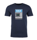 Shirt - Bank Of Dad T-shirt Men's Funny Graphic T-shirts Dad Atm Shirt