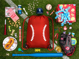 Accessory - Mato & Hash Boys Drawstring Backpack Baseball Bags 1-10 Pack Bulk Options - Laces