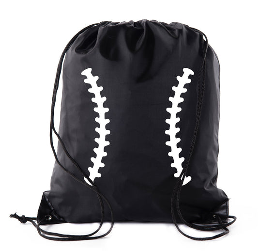 Accessory - Mato & Hash Boys Drawstring Backpack Baseball Bags 1-10 Pack Bulk Options - Laces