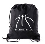 Basketball Seams Polyester Drawstring Bag