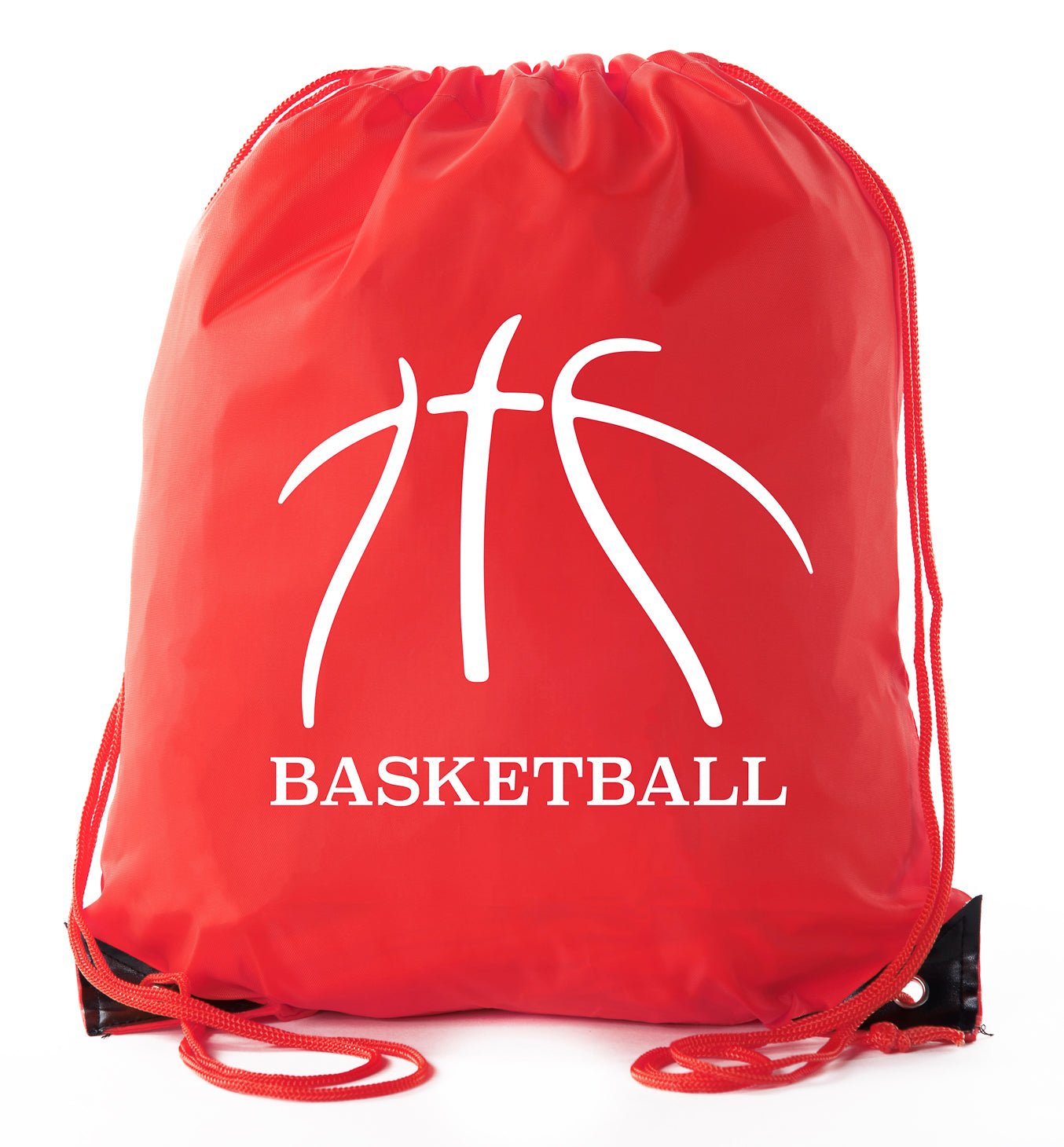 Accessory - Mato & Hash Basketball Drawstring Bags With 3,6, And 10 Pack Bulk Options - Outline