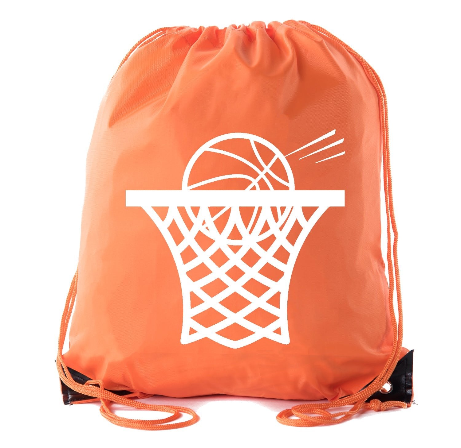 Accessory - Mato & Hash Basketball Drawstring Bags With 3,6, And 10 Pack Bulk Options - Hoop