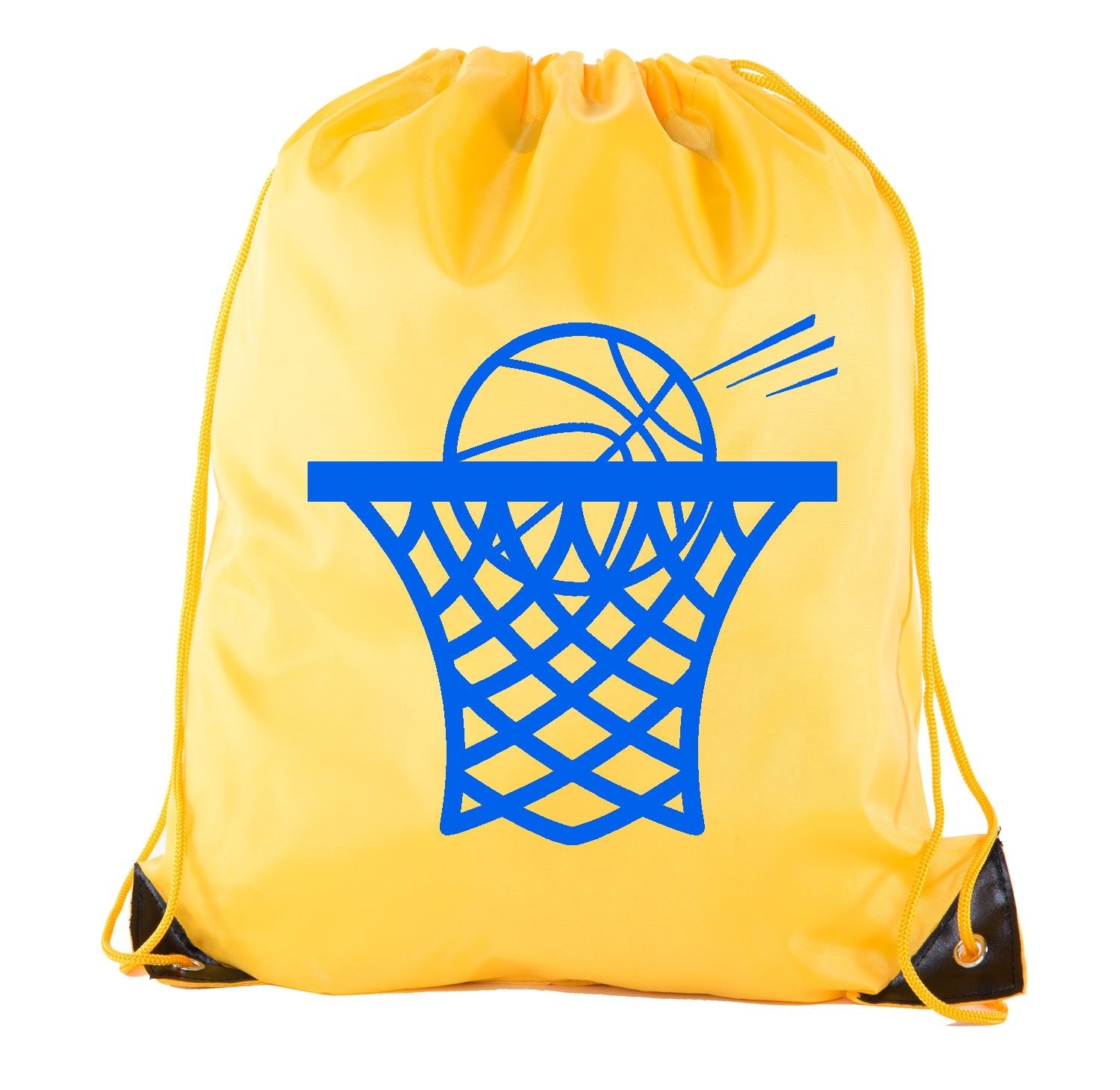 Basketball Swoosh Polyester Drawstring Bag