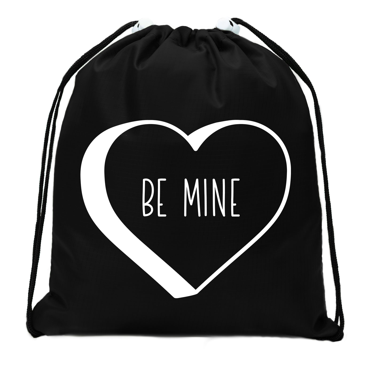 Accessory - Valentine's Day Bags, Mini Drawstring Cinch Backpacks, Valentines Day Gift Bags - Be Mine