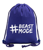 #Beast Mode Cotton Drawstring Bag
