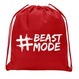 Accessory - Mini Drawstring Gym Bags, Inspirational Gym Bags With Workout Motivation Quotes - Beast Mode