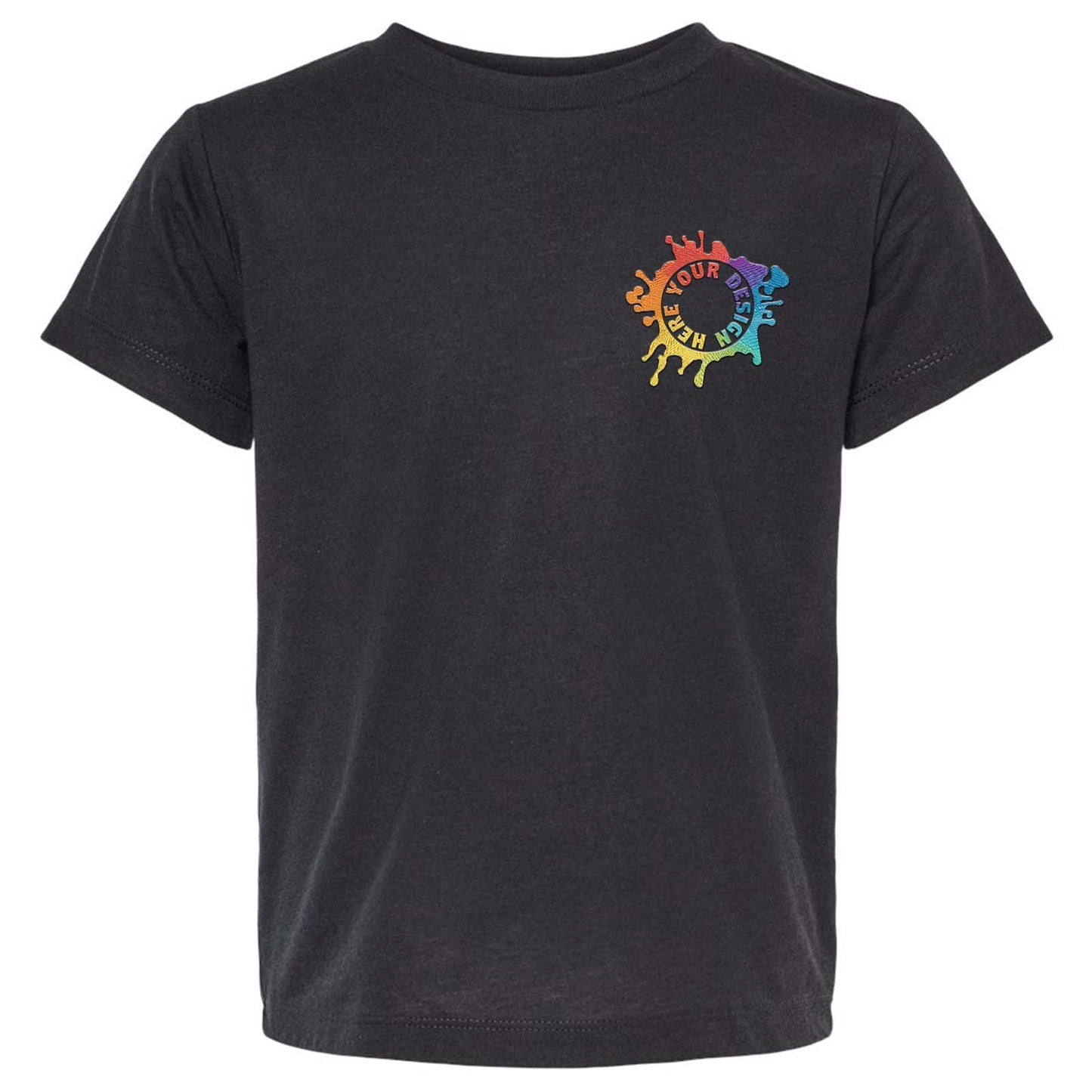 Bella + Canvas Toddler Triblend T-Shirt Embroidery